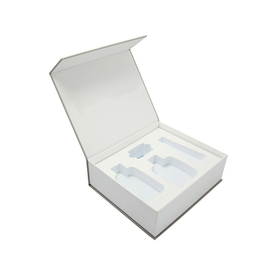 C1S blancos C2S perfuman la caja de regalo magnética rígida de empaquetado del parte movible de la espuma de la caja