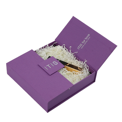 Caja de Flip Top Liquid Lipstick Paper del imán, cajas de regalo duras de empaquetado de la cartulina