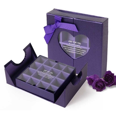comprar Caja de regalo rígida del chocolate de la puerta de CMYK 2 que empaqueta el ODM del OEM online manufacture