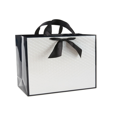 comprar De papel impresa la cinta de seda bolsa el ODM llano de los bolsos del regalo de 110*50*190m m online manufacture