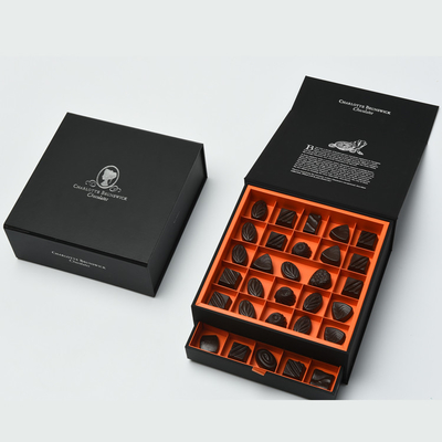 comprar Trufa de chocolate del efecto del holograma que empaqueta resbalando el ODM del OEM de las cajas de regalo del cajón online manufacture