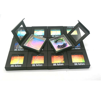 comprar impresión ULTRAVIOLETA de Lash Magnetic Window Box Packaging del ojo 600gsm online manufacture