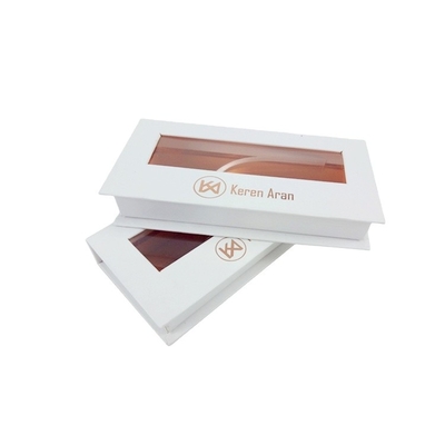 comprar Caja impresa 100% de papel de Eco del envase de la pestaña de la falsificación de 3D 4C con la ventana del Pvc online manufacture