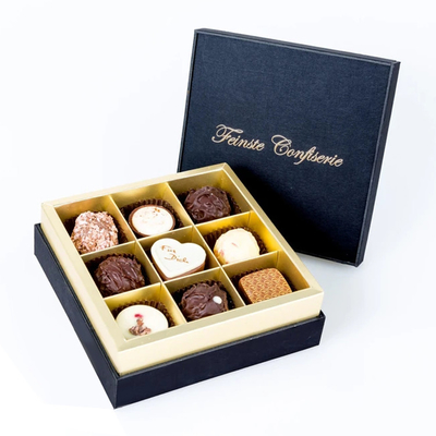 comprar caja de regalo del chocolate 4C que empaqueta las cajas de cartón amistosas de Eco 128gsm online manufacture