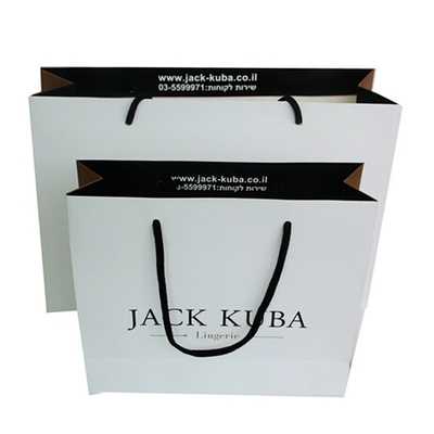 comprar Las compras de C1S C2S Kraft imprimieron las bolsas de papel con las manijas en offset la impresión online manufacture