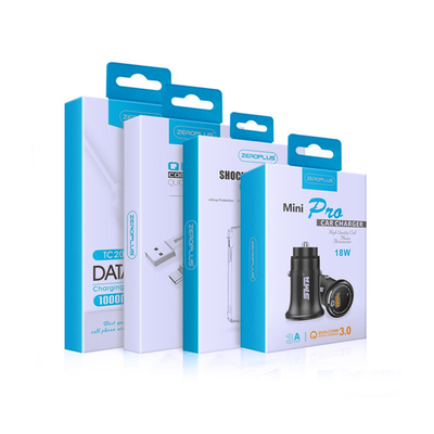 comprar Punto ULTRAVIOLETA Smartphone que empaqueta la caja encajonada de papel de la ventana del cable de datos de C online manufacture