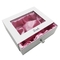 cajas cosméticas del cajón 130g de regalo de las cajas de la cartulina de seda de papel de lujo del parte movible