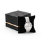 La caja de reloj tamaño pequeño de la cartulina, papel de lujo del regalo encajona el logotipo modificado para requisitos particulares
