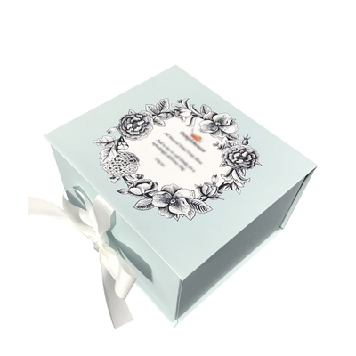La cinta magnética 120-400G del ODM Flip Top Gift Box With del OEM cubrió