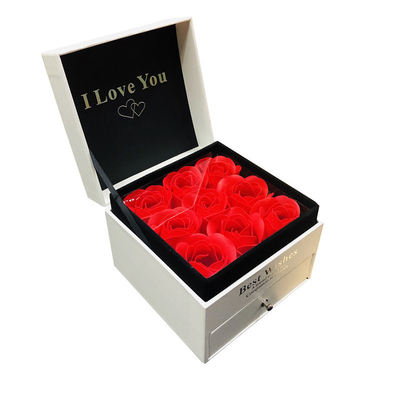 Las cajas de la flor de la cartulina del cajón en offset la caja de regalo de lujo de la flor de la impresión
