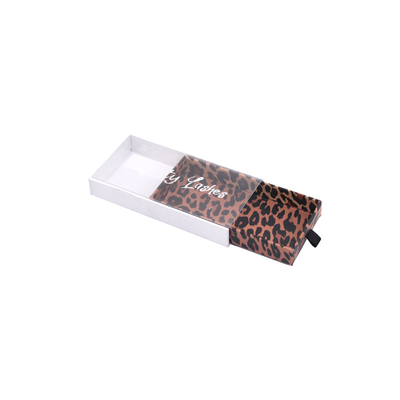 cajas de regalo transparentes de la ventana del leopardo del ANIMAL DOMÉSTICO magnético de la caja de la pestaña 300dpi