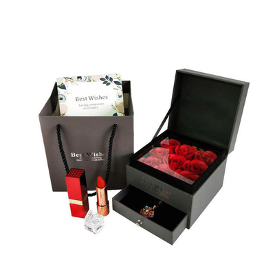 ODM del OEM de las cajas 0.3kg de 250g Art Paper Flower Packaging Gift