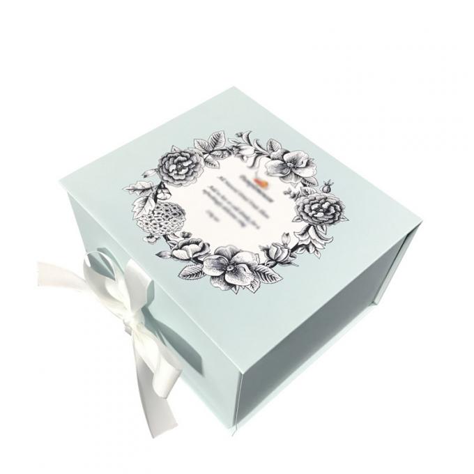 La cinta magnética 120-400G del ODM Flip Top Gift Box With del OEM cubrió 0