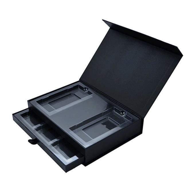 400G cubrió a Flip Top Cosmetic Gift Box que empaquetaba con el mate magnético de la captura ULTRAVIOLETA 1