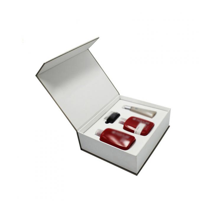 C1S blancos C2S perfuman la caja de regalo magnética rígida de empaquetado del parte movible de la espuma de la caja 0