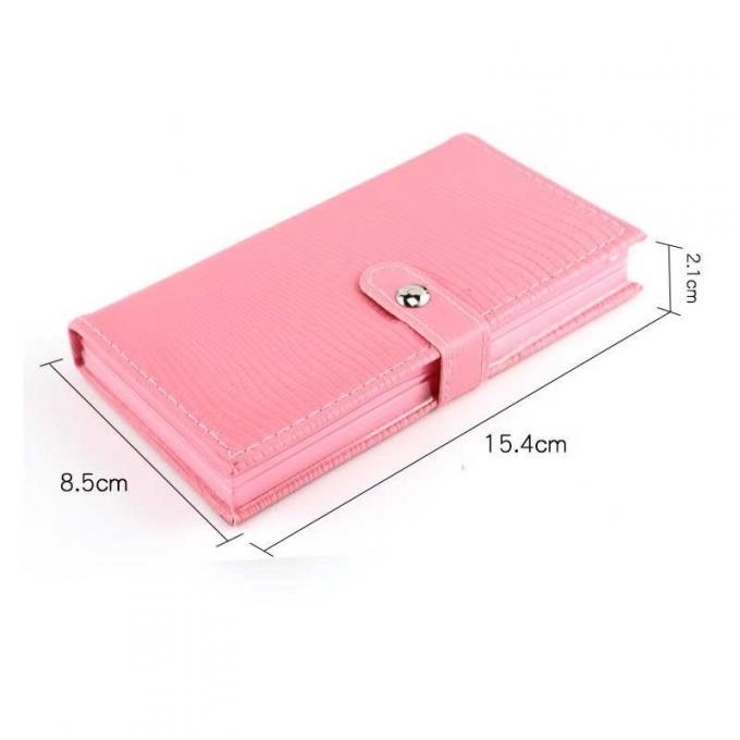 Paleta magnética del sombreador de ojos de los colores vacíos de cuero de los envases 63 con el espejo 1