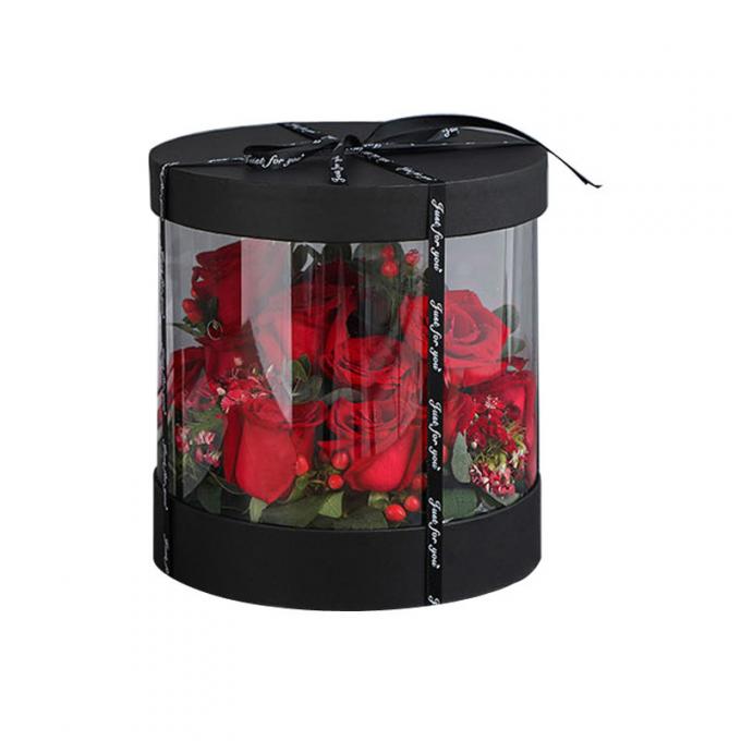 la flor floral de la ronda de la cartulina 1200g encajona la capa ULTRAVIOLETA 1