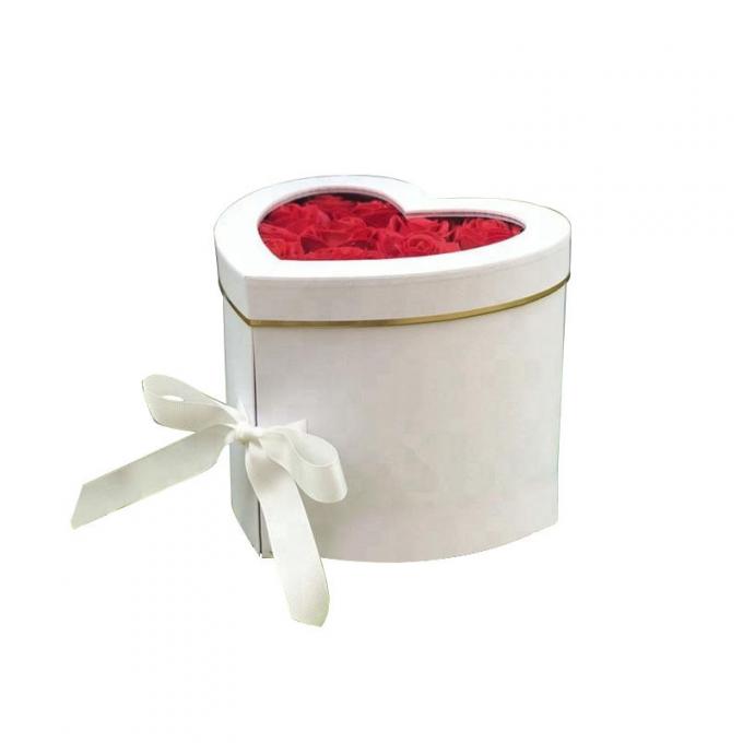 Florista en forma de corazón Rose Boxes del regalo del diámetro 310m m 100m m a 300m m 0