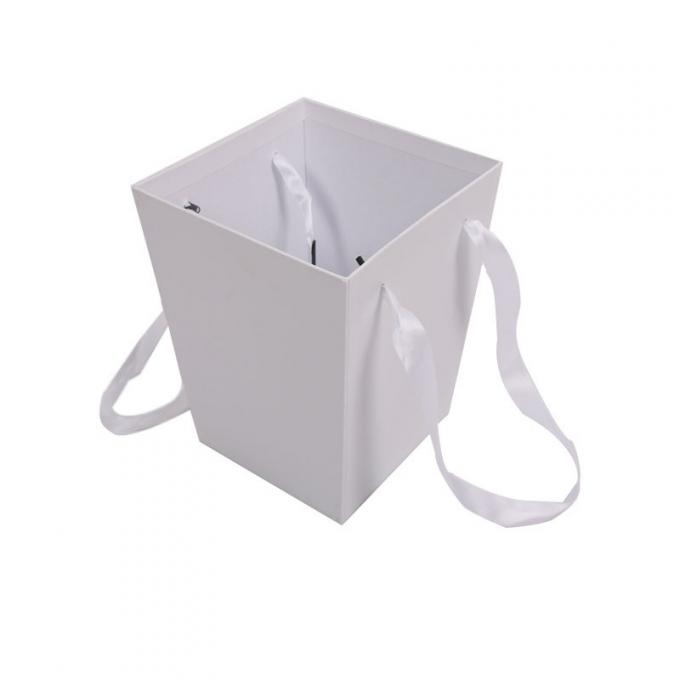 Cajas EVA Insert With Handle de la flor de la cartulina del cuadrado de CDR AI del pdf 0