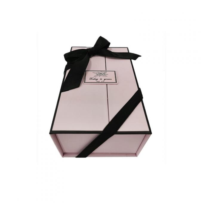 Caja de empaquetado del cierre de PMS del perfume magnético del regalo con el ODM del OEM de la cinta 1