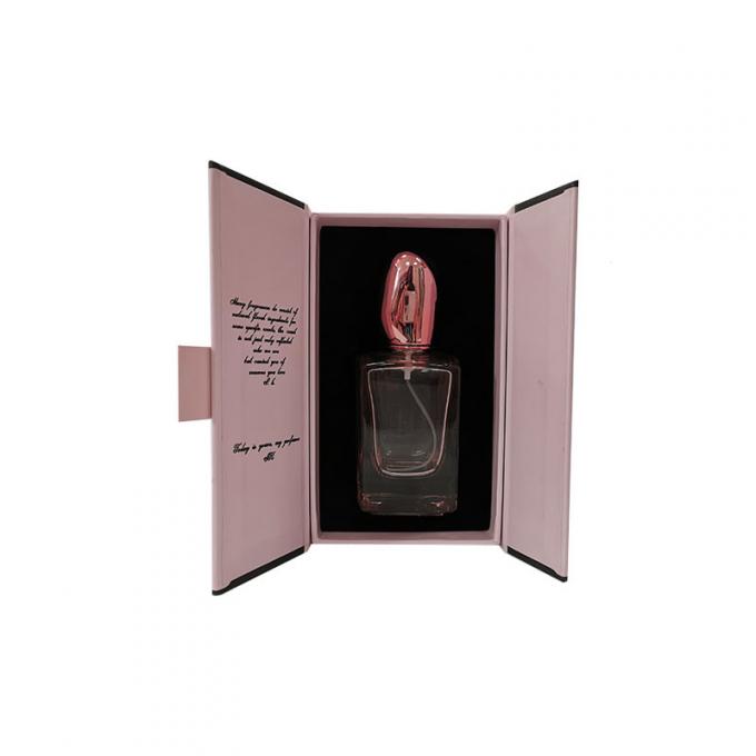 Caja de empaquetado del cierre de PMS del perfume magnético del regalo con el ODM del OEM de la cinta 0