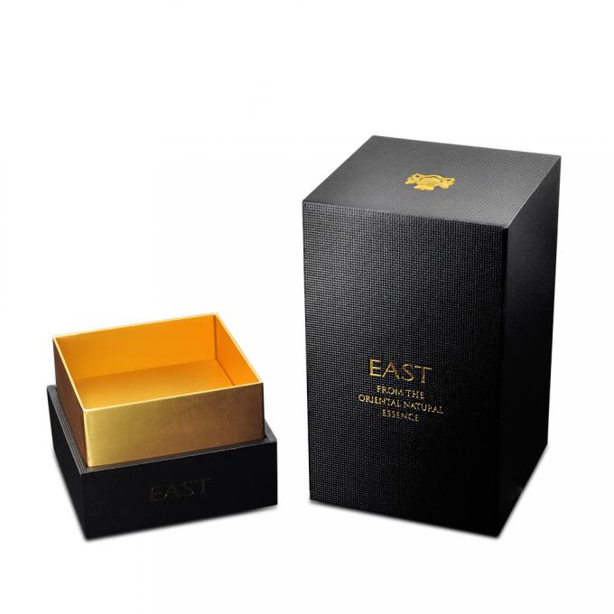 Cajas de regalo de la hoja de oro de la botella de perfume de Pancific Pantone Matt Coated 0