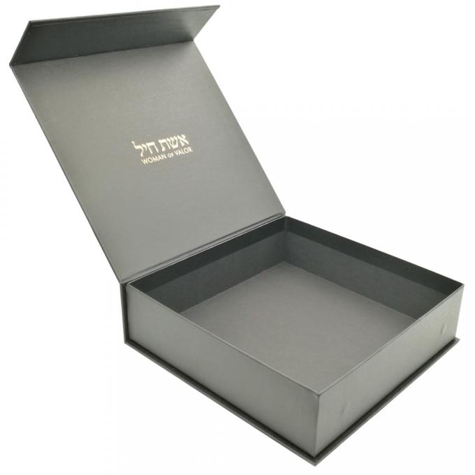 Capa acuosa dura de las cajas de regalo del cierre magnético de CCNB 250gsm 0