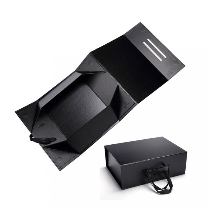 Cajas de regalo duras de CMYK que doblan la caja de papel con el cierre magnético 0