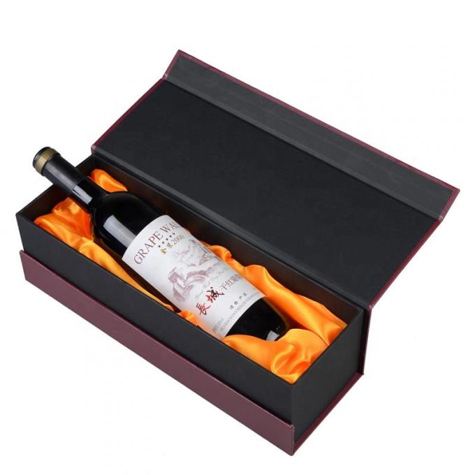 cajas de regalo duras del licor de 1500gsm 1800gsm que empaquetan barnizar 0