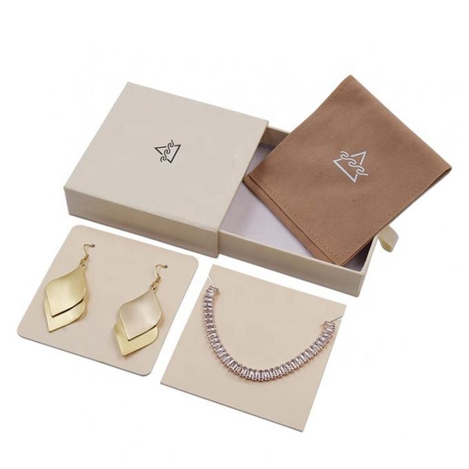 Cajas de regalo cuadradas de cuero de la joyería de Pancific para las mujeres que se reúnen la ampolla dentro 1