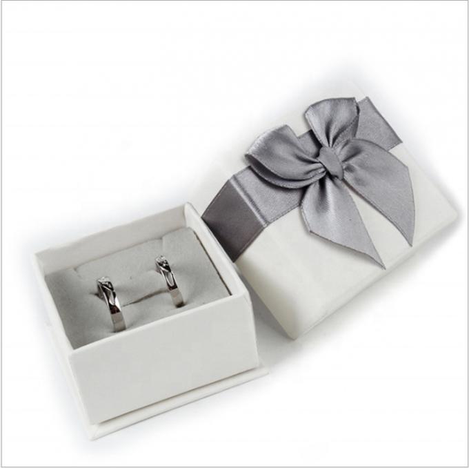 Cajas de regalo cuadradas de cuero de la joyería de Pancific para las mujeres que se reúnen la ampolla dentro 0