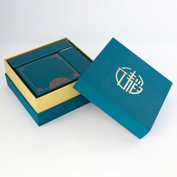 Caja de regalo cosmética de ROHS que empaqueta las cajas de cartón de EVA Form Base And Lid 0