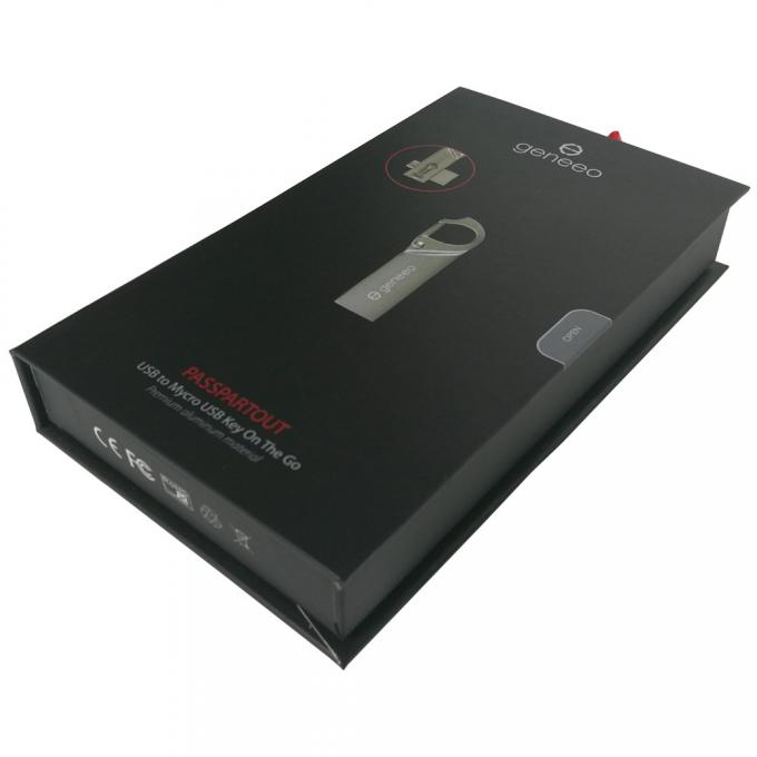 caja de cartón del aceite esencial de 100g C1S Matt Lamination de empaquetado magnético 1