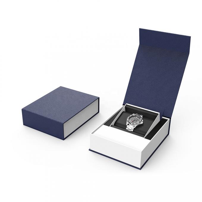 Las cajas de regalo rígidas del reloj de la cartulina del cierre magnético de CCNB 250gsm A3 A9 acanalaron 0