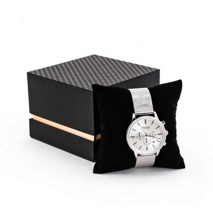 En offset impresión el empaquetado hecho a mano del regalo de la caja de reloj para hombre reciclable 0