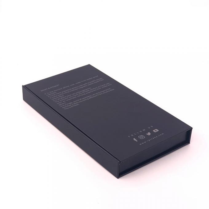 Caja de regalo de empaquetado del negro de la caja del G7 FSC Smartphone del SGS 0.3kg magnético 0