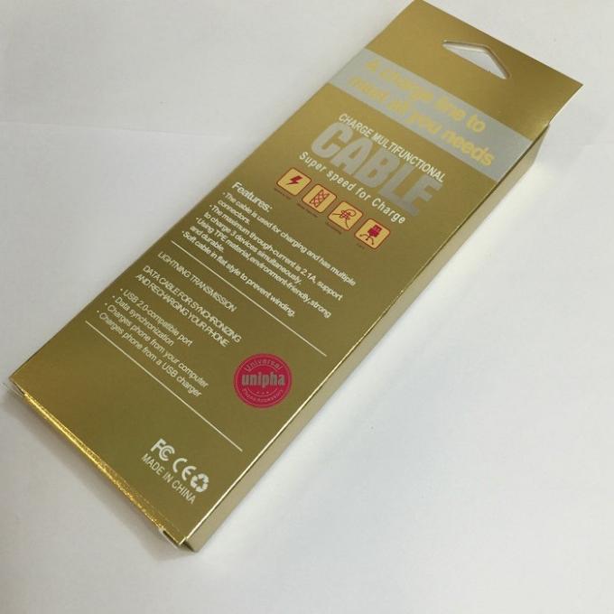 los datos ardientes del oro 4C telegrafían la impresión de pantalla de seda reciclable de empaquetado de las cajas de papel 1